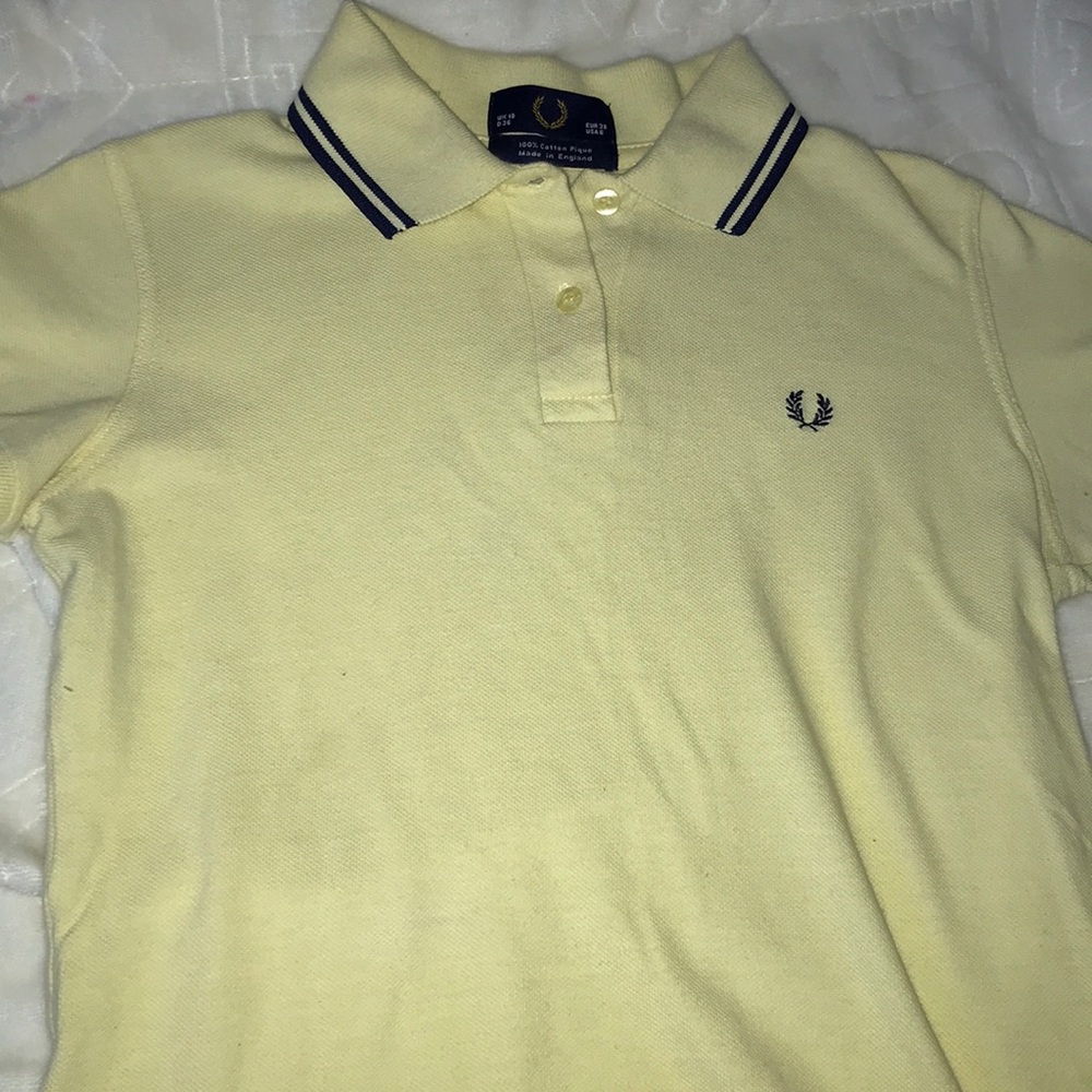 Fred Perry vintage yellow polo